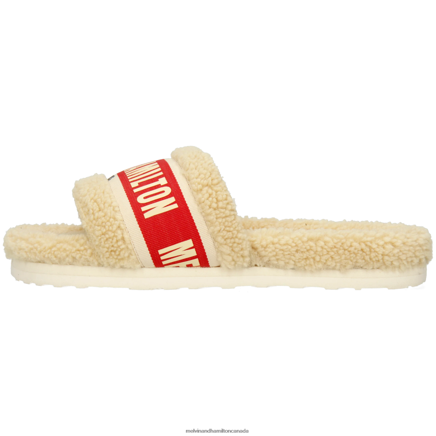 Women Melvin & Hamilton Beige Wilma 34 Mules P4V68P1625