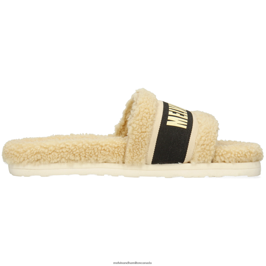 Women Melvin & Hamilton Beige Wilma 34 Mules P4V68P1653