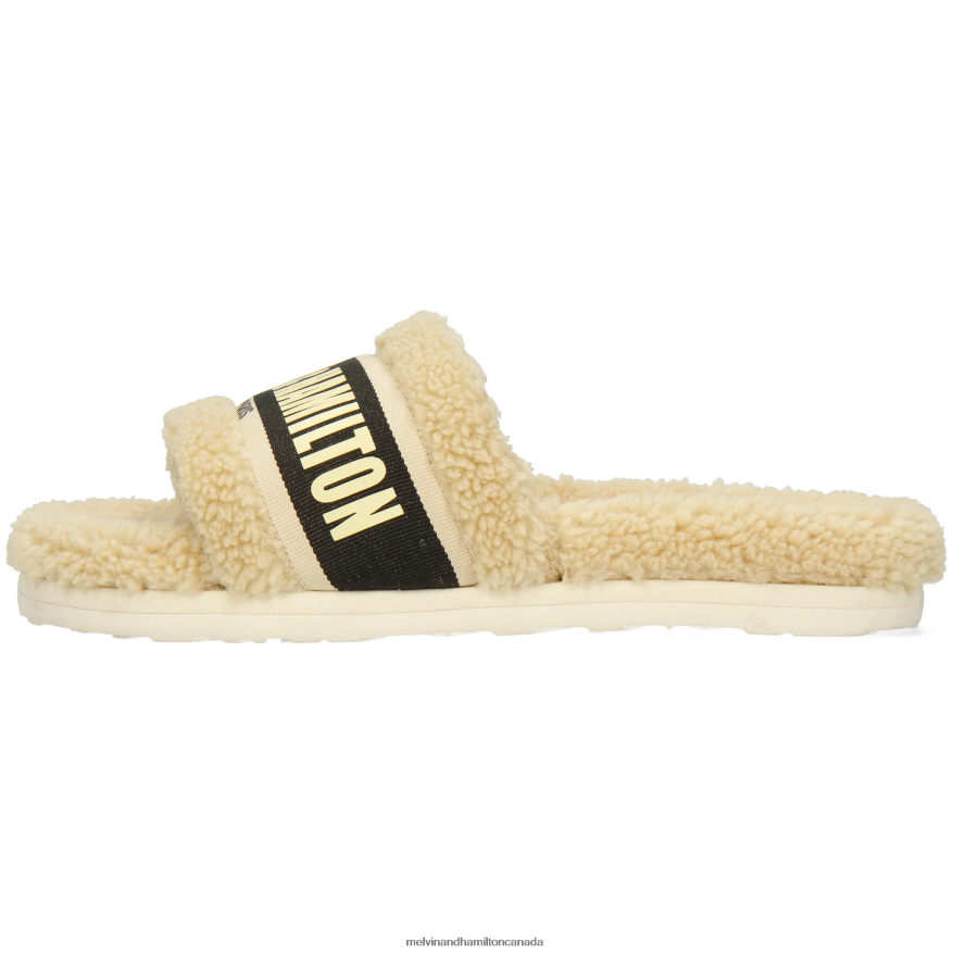 Women Melvin & Hamilton Beige Wilma 34 Mules P4V68P1653