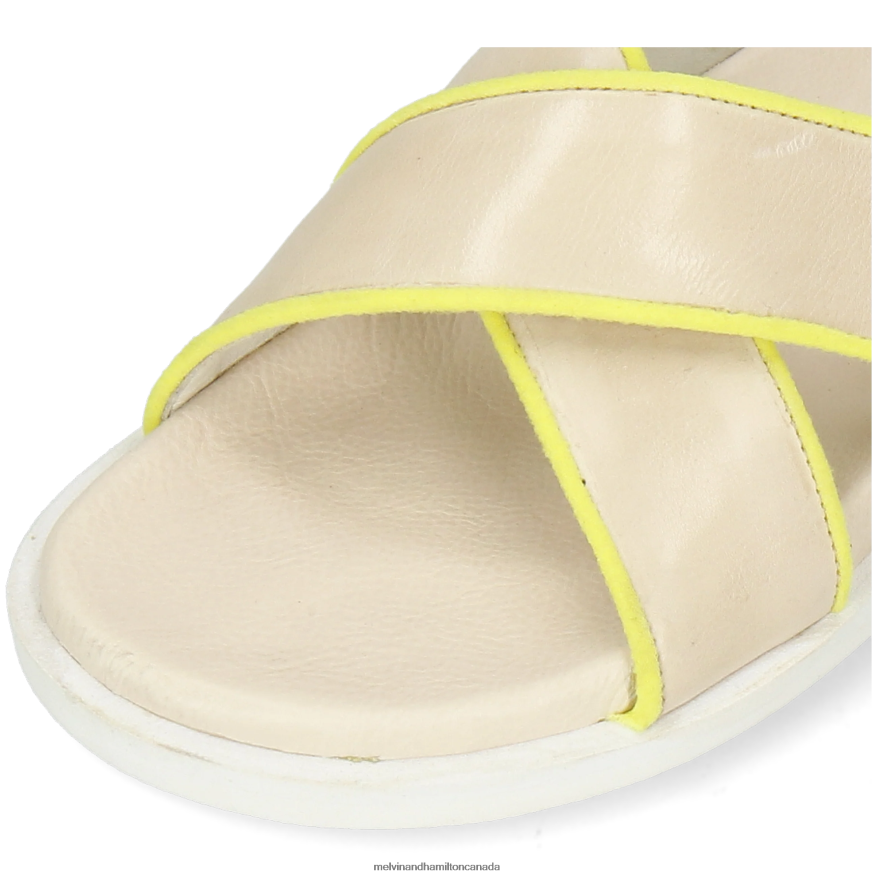 Women Melvin & Hamilton Beige Wilma 9 Mules P4V68P1687