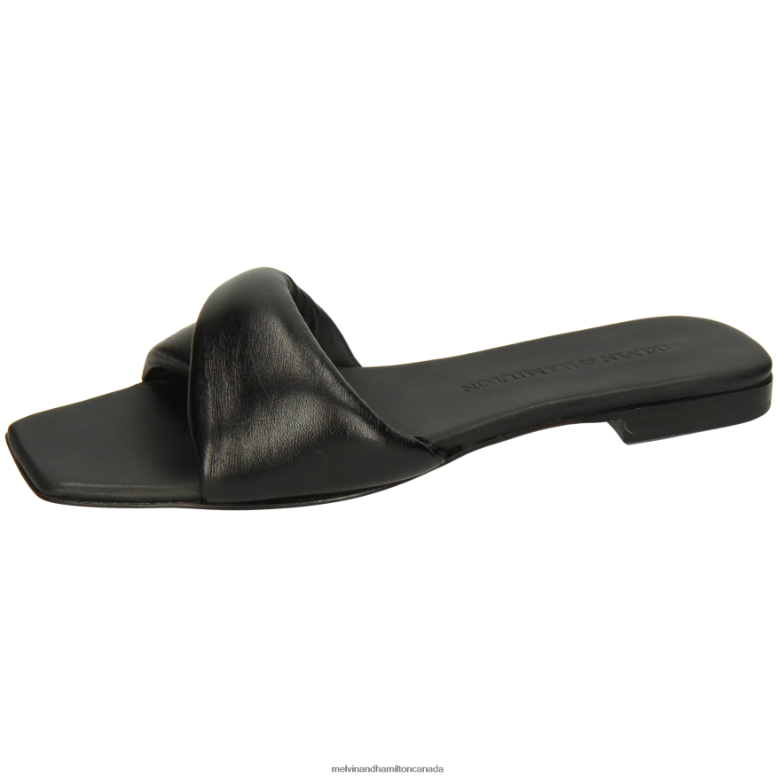 Women Melvin & Hamilton Black Brooke 13 Mules P4V68P1560