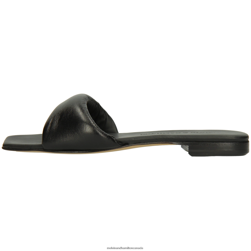 Women Melvin & Hamilton Black Brooke 13 Mules P4V68P1560