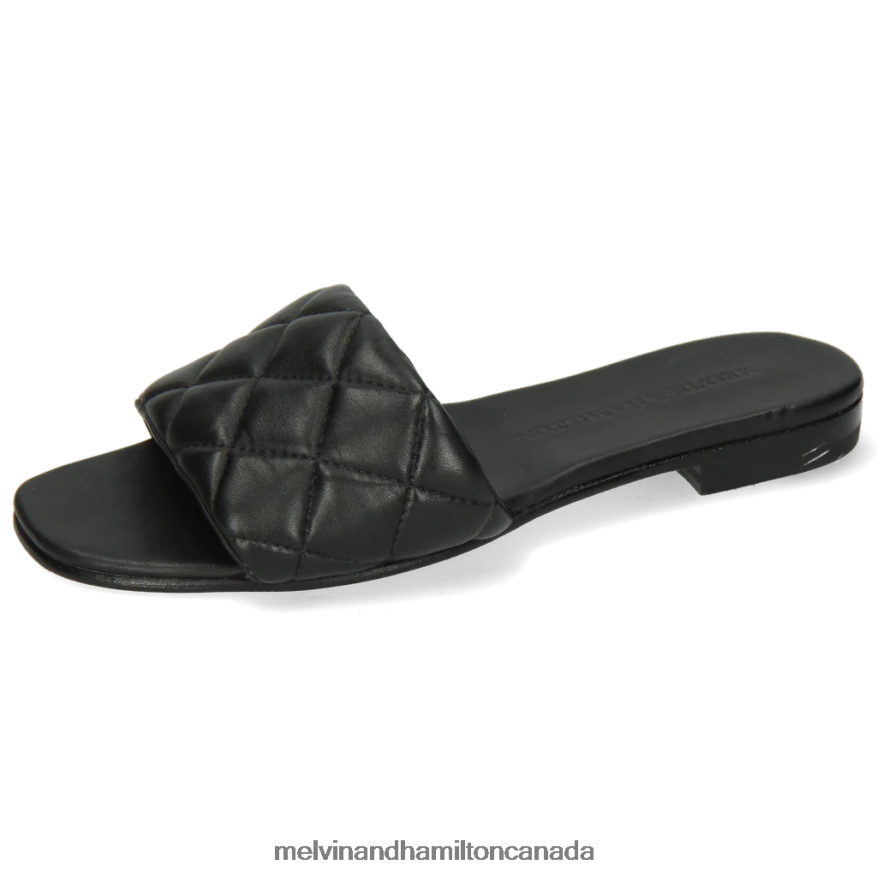 Women Melvin & Hamilton Black Elodie 37 Mules P4V68P1747