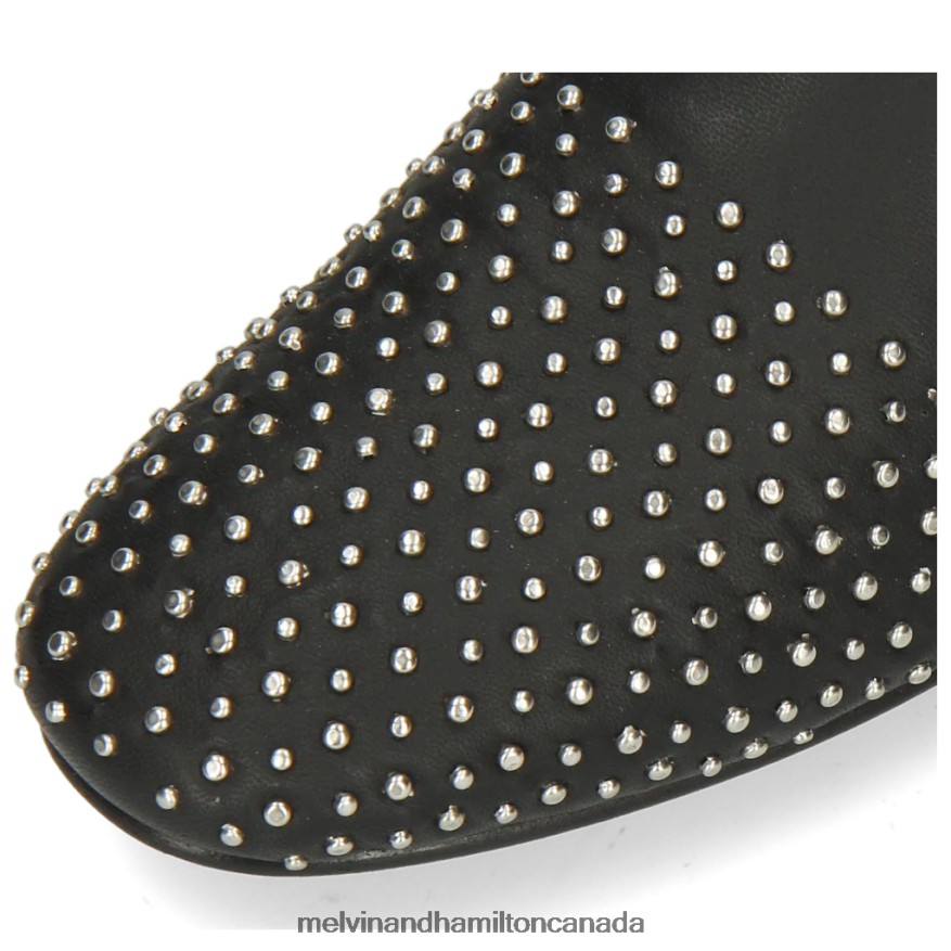 Women Melvin & Hamilton Black Mandy 3 Mules P4V68P1668