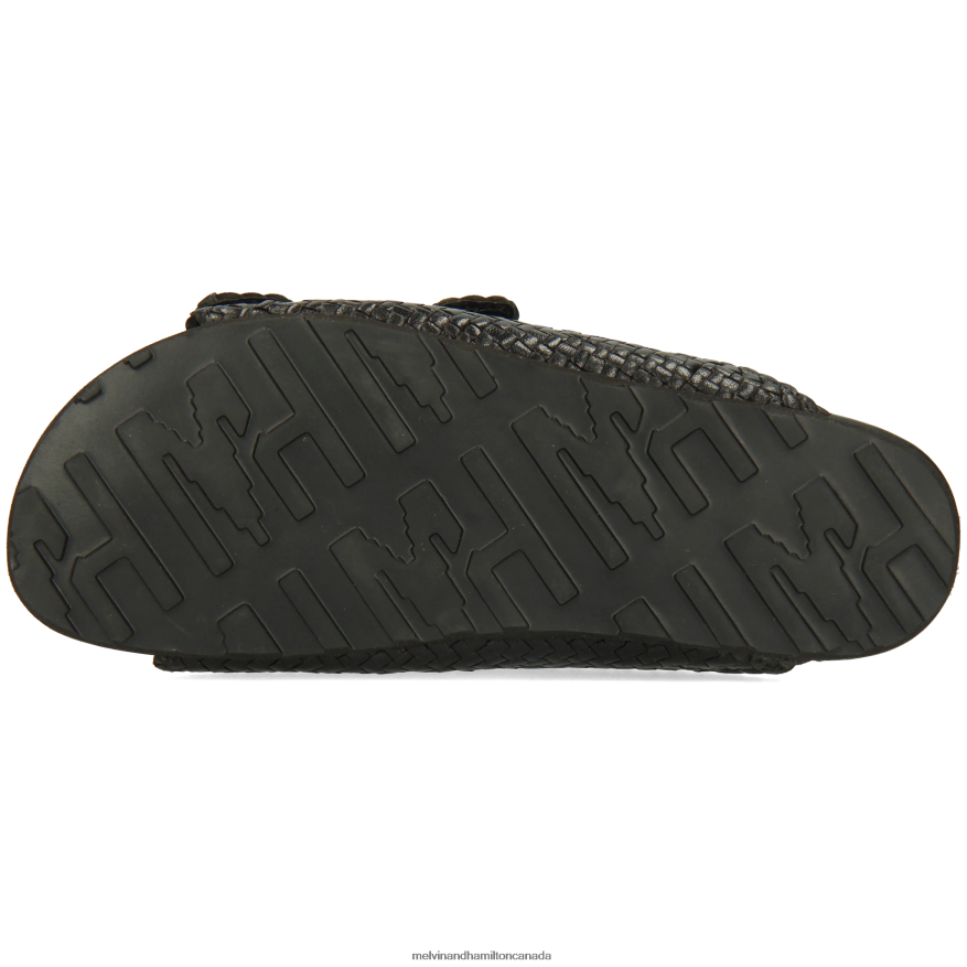 Women Melvin & Hamilton Black Petra 1 Mules P4V68P1629