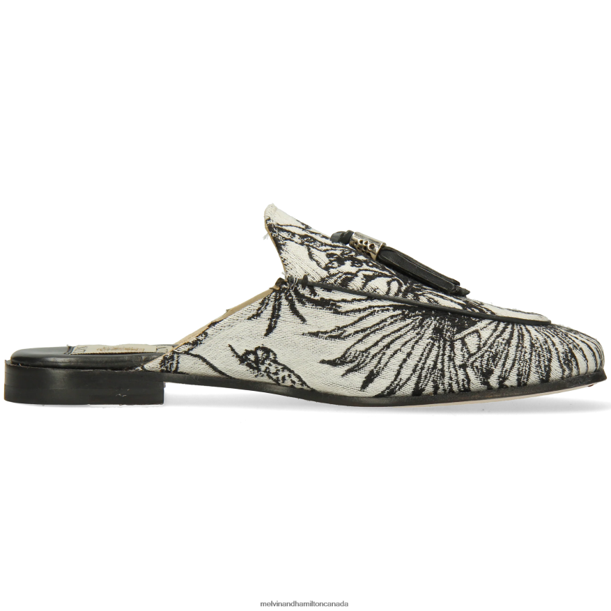 Women Melvin & Hamilton Black Scarlett 2 Mules P4V68P1541