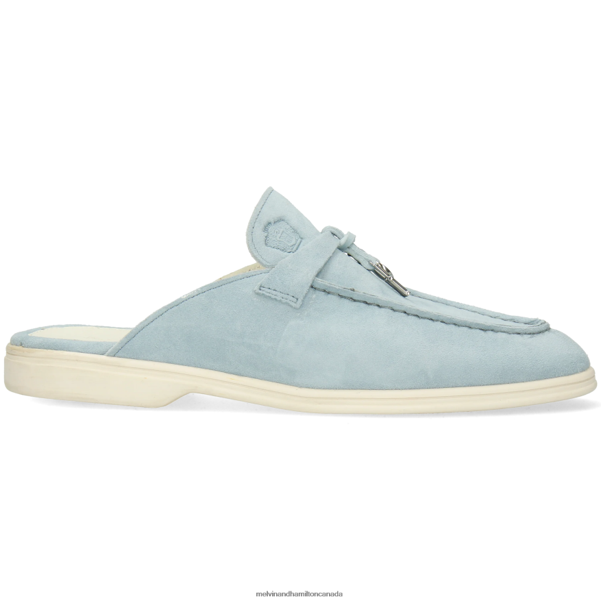 Women Melvin & Hamilton Blue Adley 15 Mules P4V68P1621