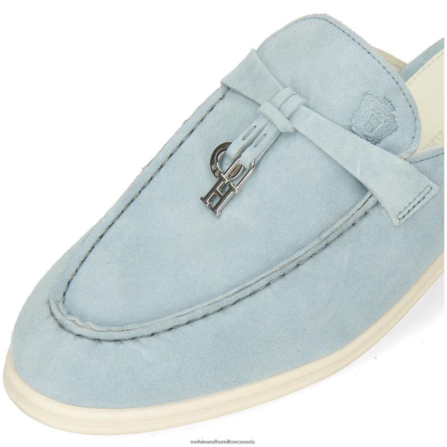 Women Melvin & Hamilton Blue Adley 15 Mules P4V68P1621