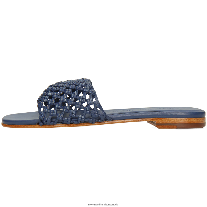 Women Melvin & Hamilton Blue Elodie 32 Mules P4V68P1622