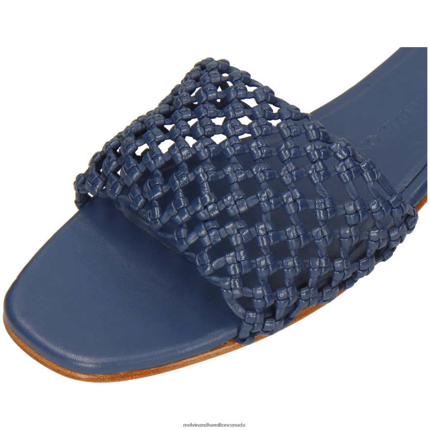 Women Melvin & Hamilton Blue Elodie 32 Mules P4V68P1622