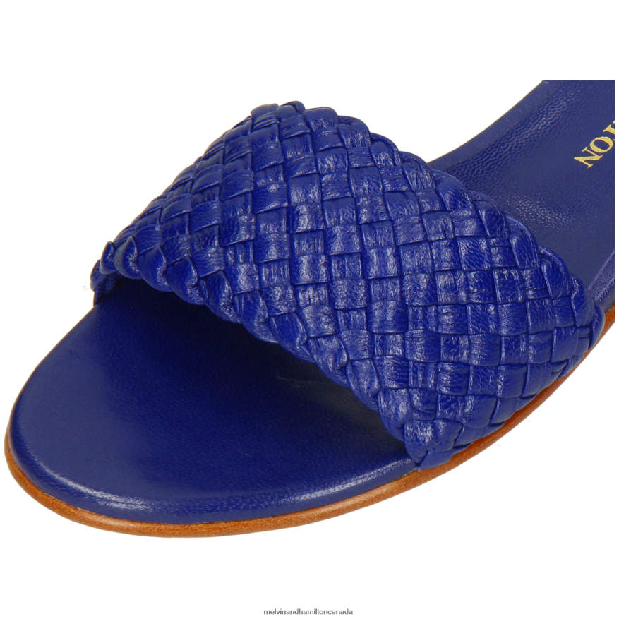 Women Melvin & Hamilton Blue Hanna 26 Mules P4V68P1623