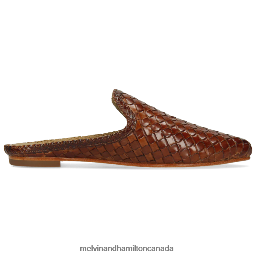 Women Melvin & Hamilton Brown Lydia 2 Mules P4V68P1704