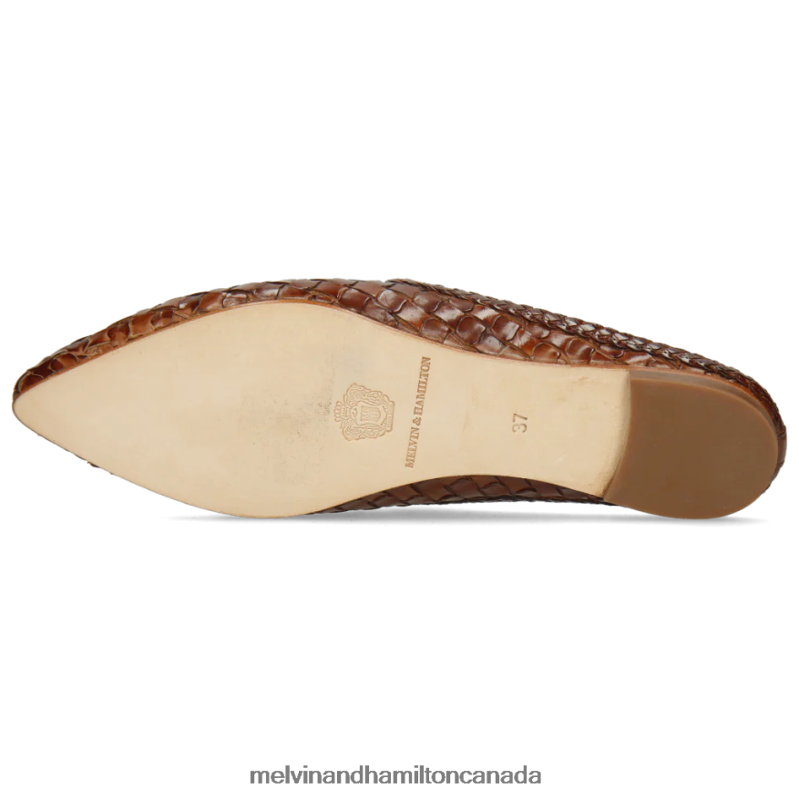 Women Melvin & Hamilton Brown Lydia 2 Mules P4V68P1704