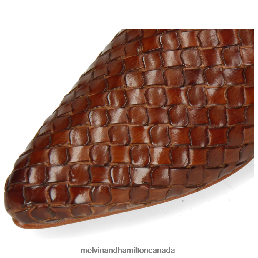 Women Melvin & Hamilton Brown Lydia 2 Mules P4V68P1704