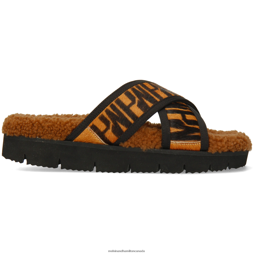 Women Melvin & Hamilton Brown Wilma 9 Mules P4V68P1639