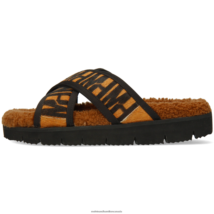 Women Melvin & Hamilton Brown Wilma 9 Mules P4V68P1639