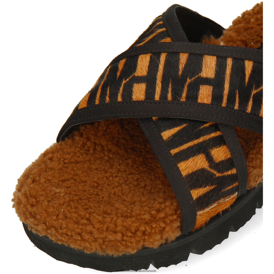 Women Melvin & Hamilton Brown Wilma 9 Mules P4V68P1639