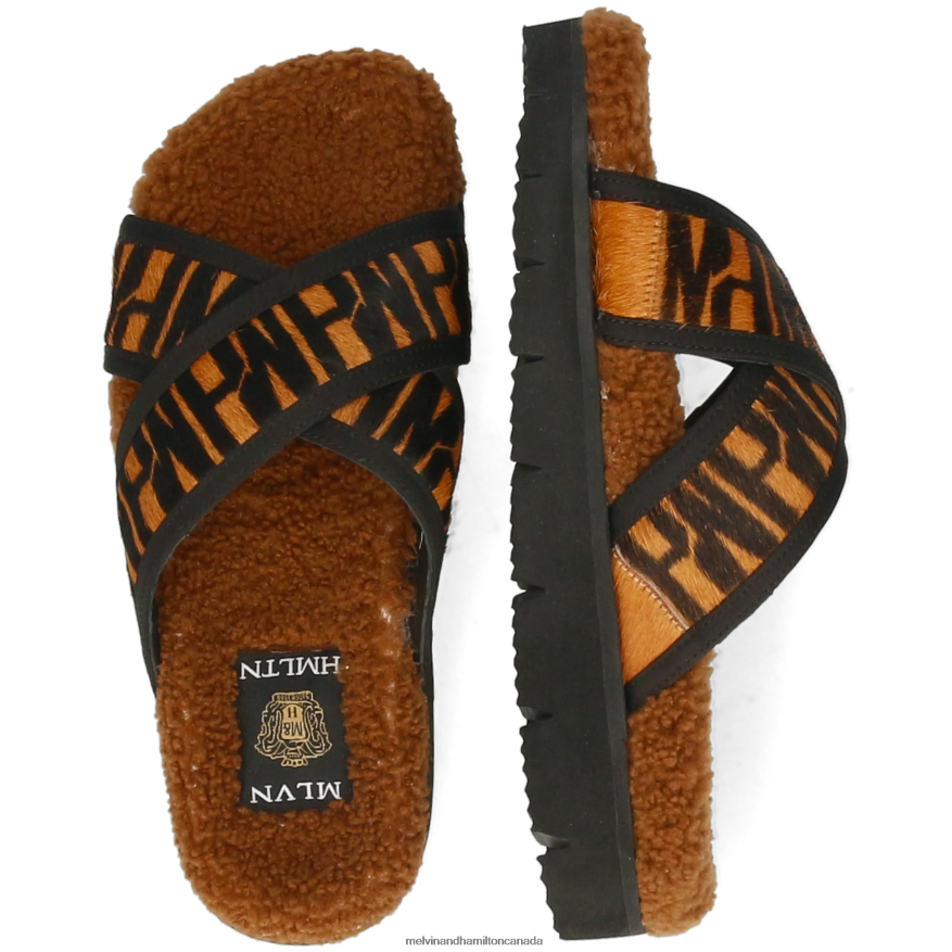 Women Melvin & Hamilton Brown Wilma 9 Mules P4V68P1639