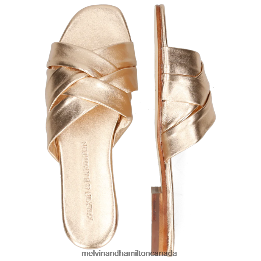 Women Melvin & Hamilton Copper Elodie 46 Mules P4V68P1715