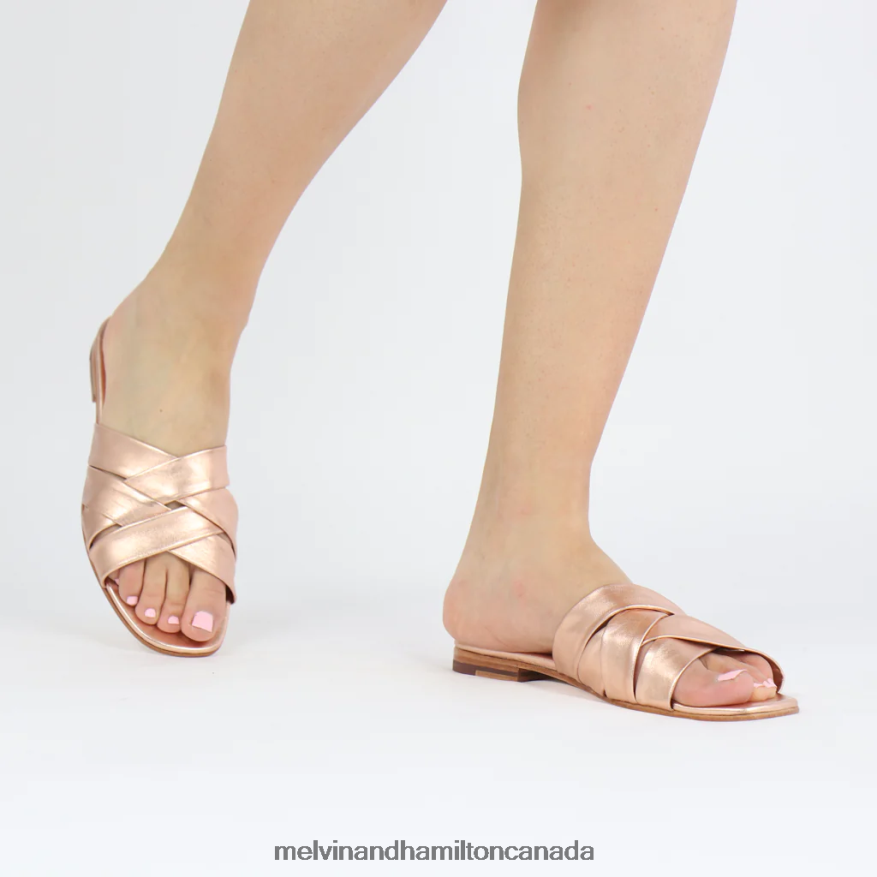 Women Melvin & Hamilton Copper Elodie 46 Mules P4V68P1715
