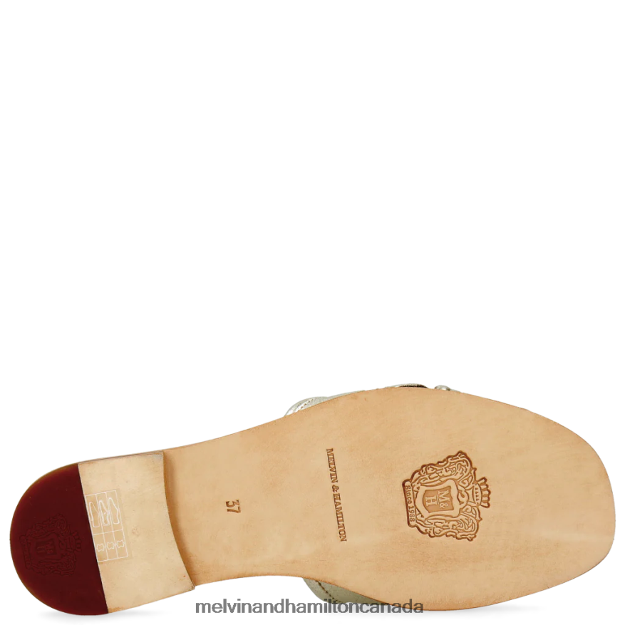 Women Melvin & Hamilton Gold Elodie 14 Mules P4V68P1706