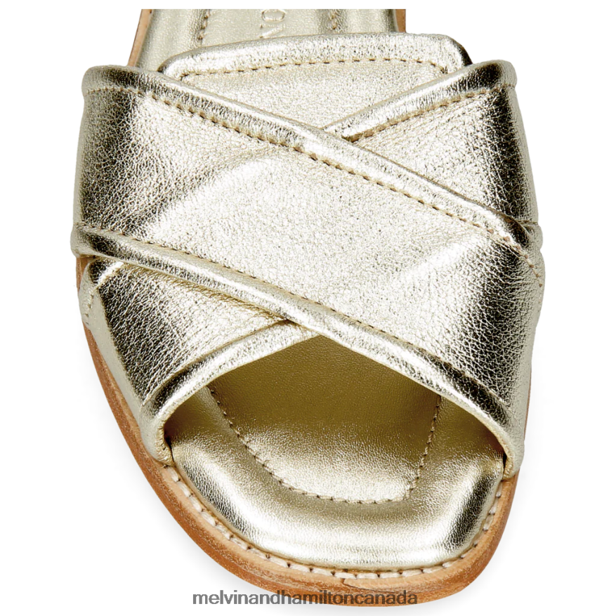 Women Melvin & Hamilton Gold Elodie 14 Mules P4V68P1706
