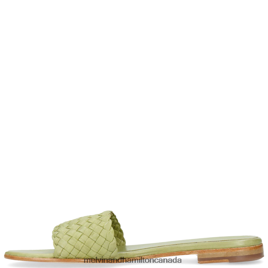 Women Melvin & Hamilton Green Hanna 26 Mules P4V68P1774