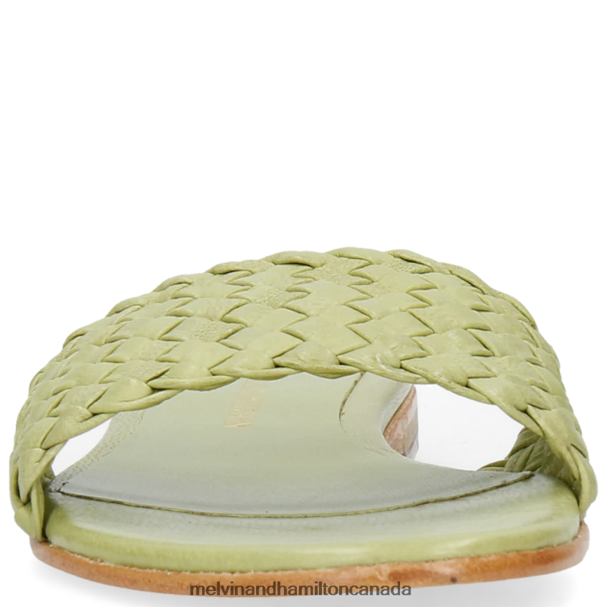 Women Melvin & Hamilton Green Hanna 26 Mules P4V68P1774