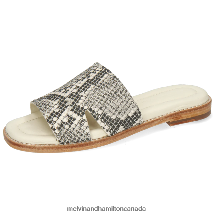 Women Melvin & Hamilton Grey Elodie 20 Mules P4V68P1673