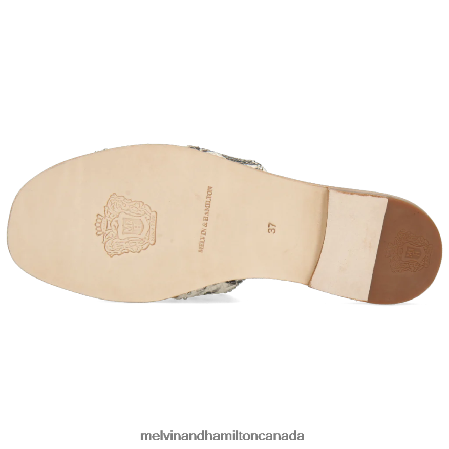 Women Melvin & Hamilton Grey Elodie 20 Mules P4V68P1673