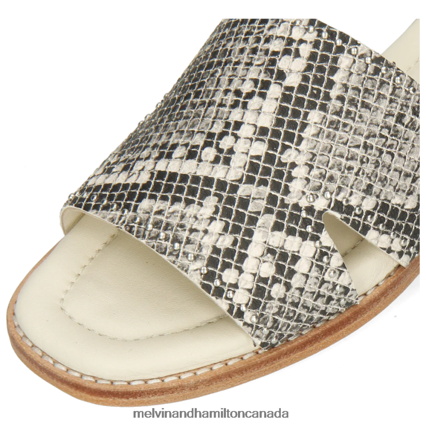 Women Melvin & Hamilton Grey Elodie 20 Mules P4V68P1673