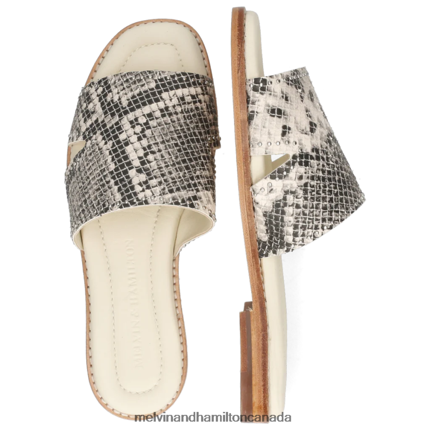 Women Melvin & Hamilton Grey Elodie 20 Mules P4V68P1673