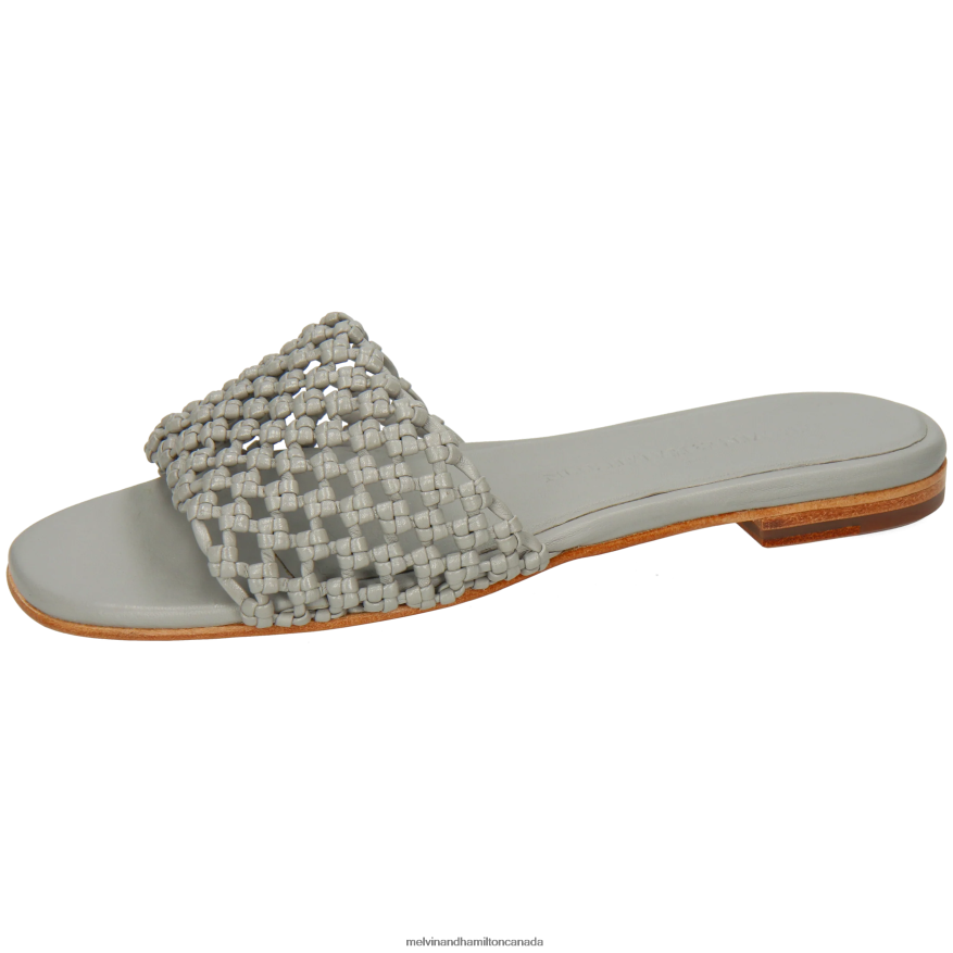 Women Melvin & Hamilton Grey Elodie 32 Mules P4V68P1583