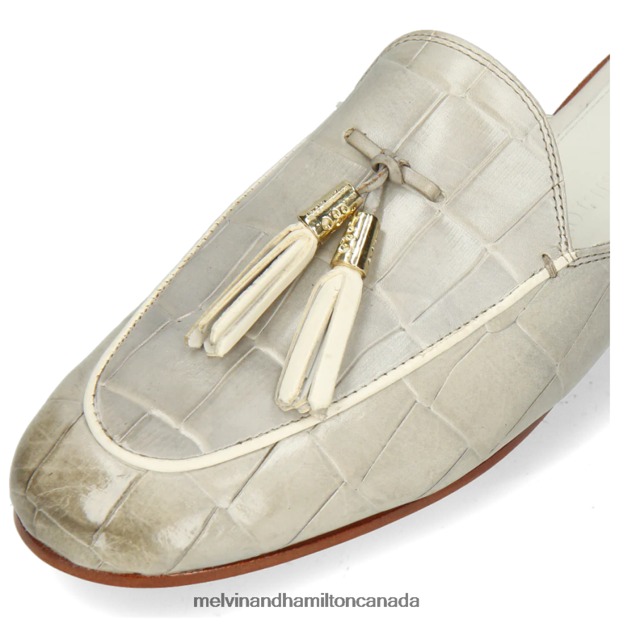 Women Melvin & Hamilton Grey Scarlett 2 Mules P4V68P1718