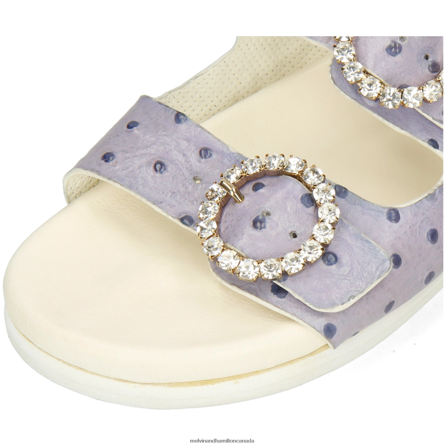 Women Melvin & Hamilton Grey Wilma 32 Mules P4V68P1564