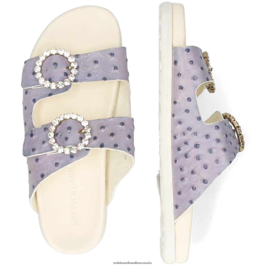 Women Melvin & Hamilton Grey Wilma 32 Mules P4V68P1564