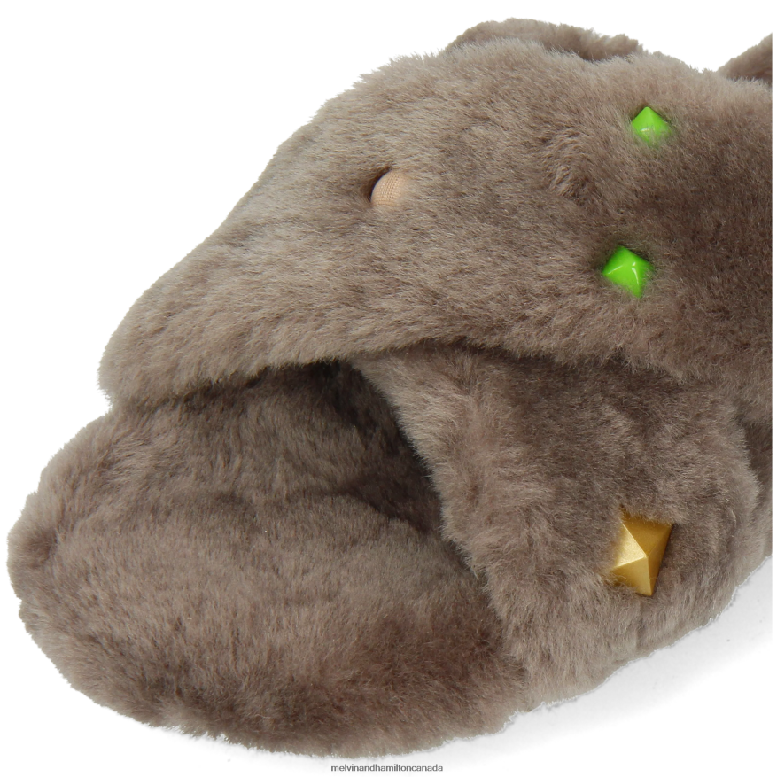 Women Melvin & Hamilton Grey Wilma 36 Mules P4V68P1711