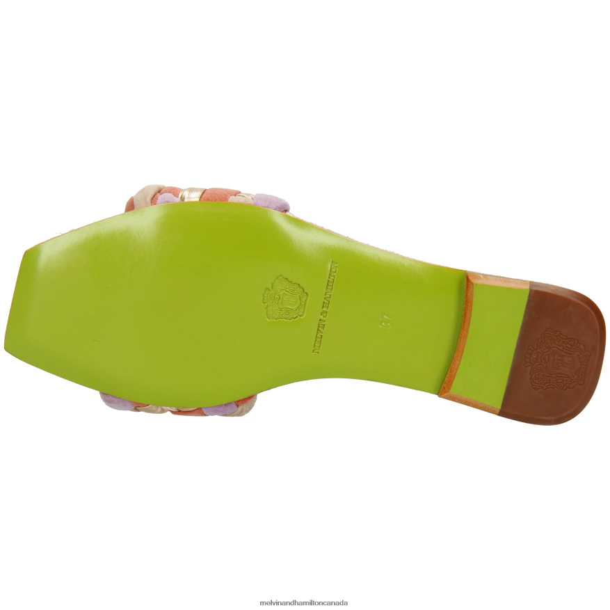 Women Melvin & Hamilton Multi Brooke 5 Mules P4V68P1568