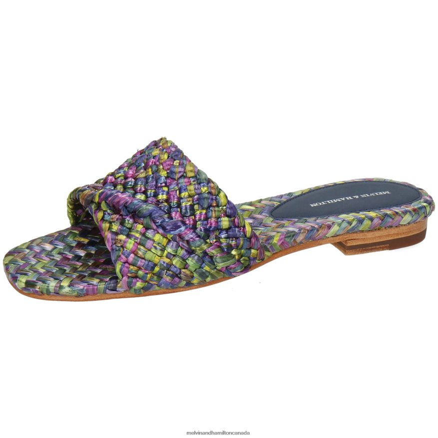 Women Melvin & Hamilton Multi Elodie 53 Mules P4V68P1631