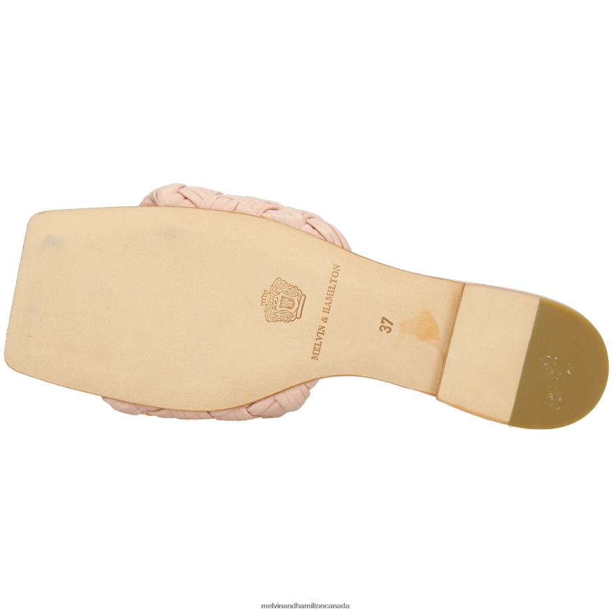 Women Melvin & Hamilton Pink Eglantine 1 Mules P4V68P1562
