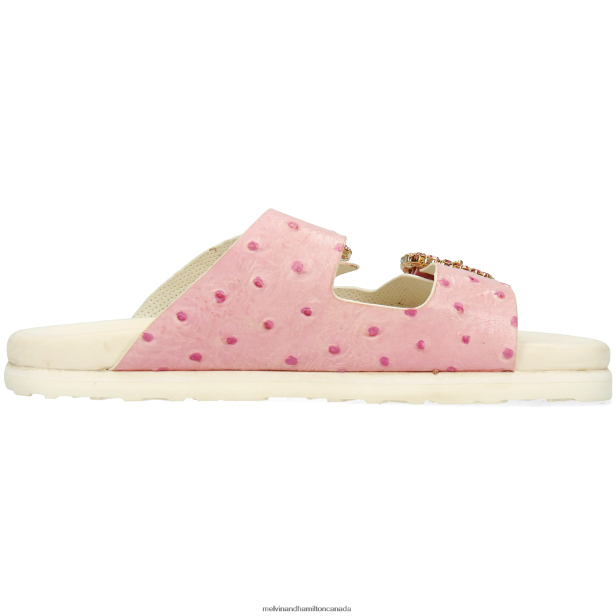 Women Melvin & Hamilton Pink Wilma 32 Mules P4V68P1554