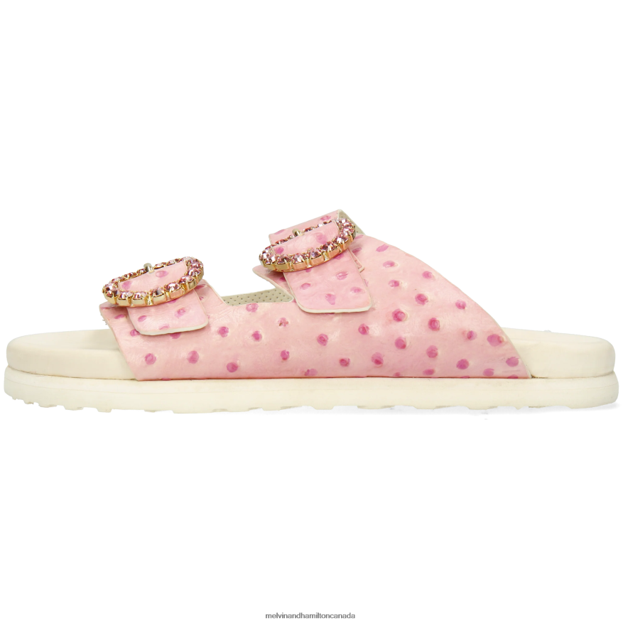 Women Melvin & Hamilton Pink Wilma 32 Mules P4V68P1554