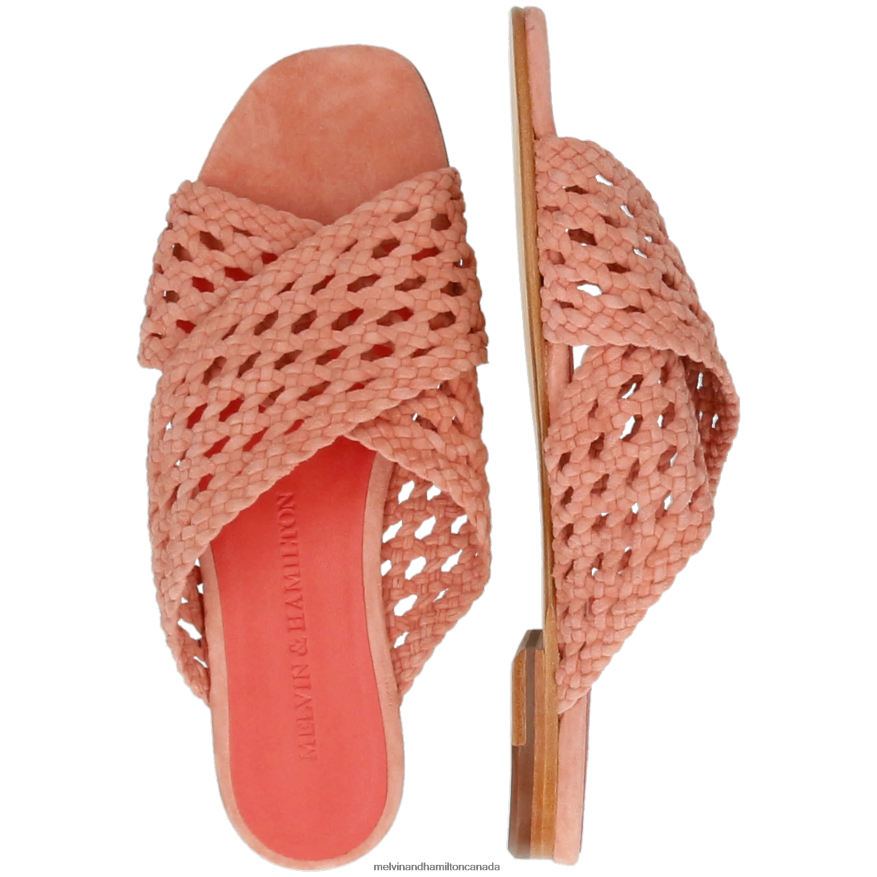 Women Melvin & Hamilton Red Elodie 62 Mules P4V68P1607