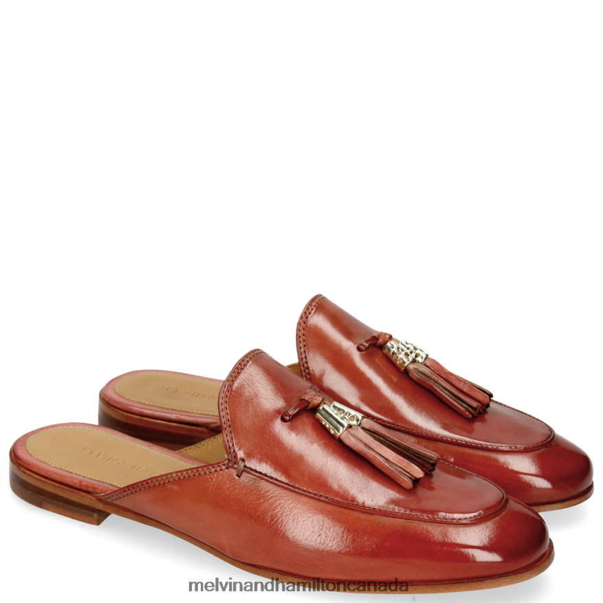 Women Melvin & Hamilton Red Scarlett 2 Mules P4V68P1770