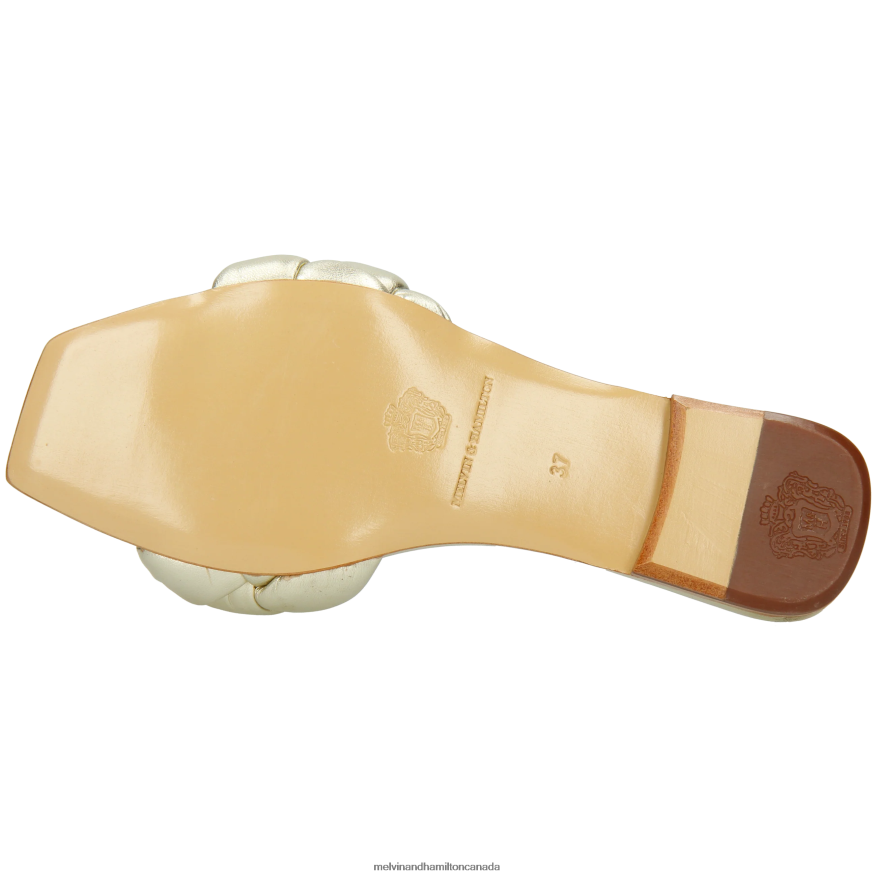 Women Melvin & Hamilton Silver Brooke 10 Mules P4V68P1609