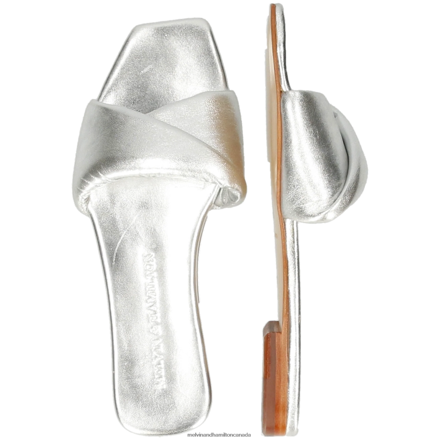 Women Melvin & Hamilton Silver Brooke 13 Mules P4V68P1588