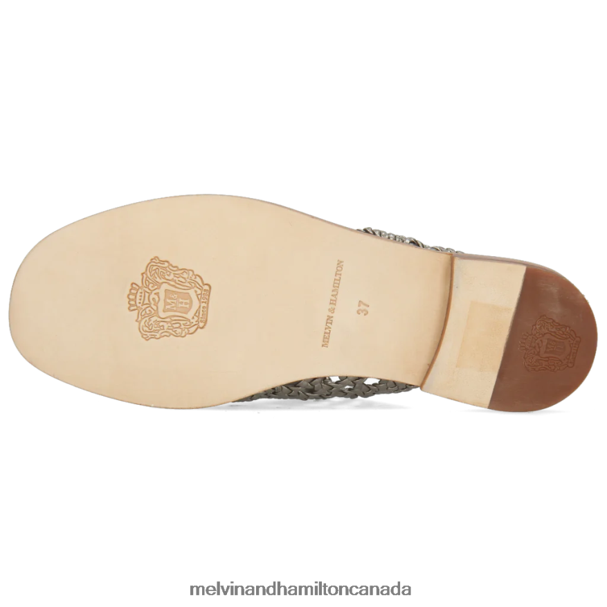 Women Melvin & Hamilton Silver Elodie 16 Mules P4V68P1749