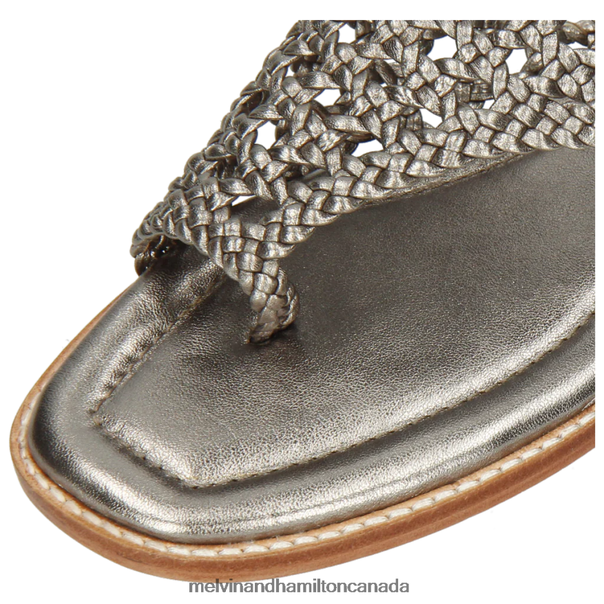 Women Melvin & Hamilton Silver Elodie 16 Mules P4V68P1749