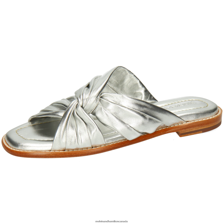 Women Melvin & Hamilton Silver Elodie 22 Mules P4V68P1553