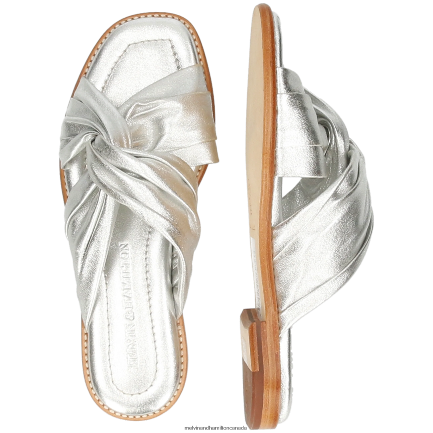 Women Melvin & Hamilton Silver Elodie 22 Mules P4V68P1614